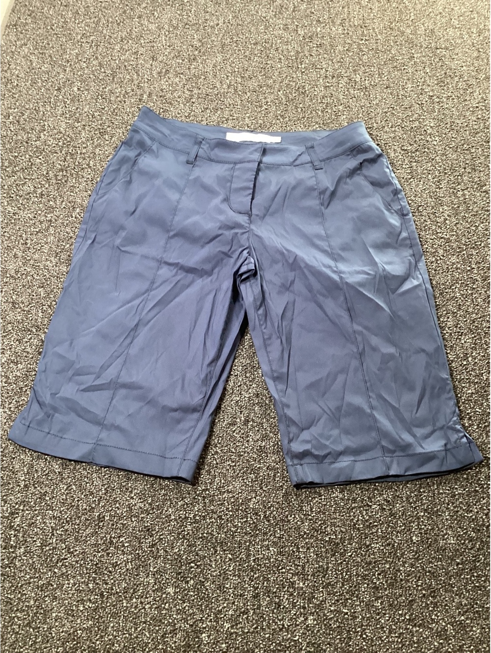 Marie Valois Paris Blue Bermuda Shorts